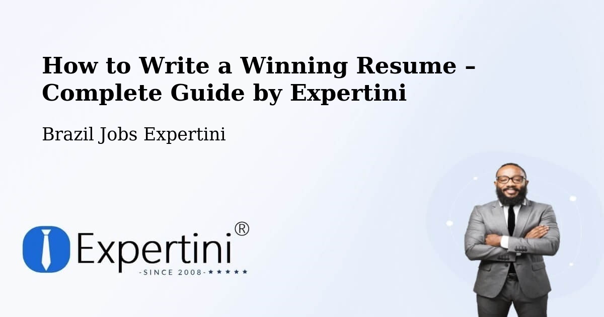 Resume Writing Guide for Job Seekers – Ângulo - Ângulo, Brazil Jobs Expertini